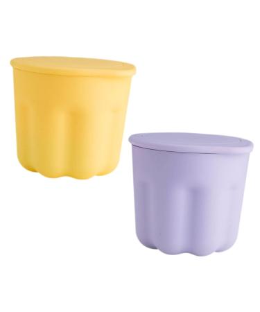 Angoily 2 Sets Pp Washing Bowl Brush Cleaner Makeup Brush Mat Make Brush Cleaning Bowl Beauty Kit Makeup Cleaning Mat Cleaning Tools Makeup Tools Scrubber Silica Gel Portable