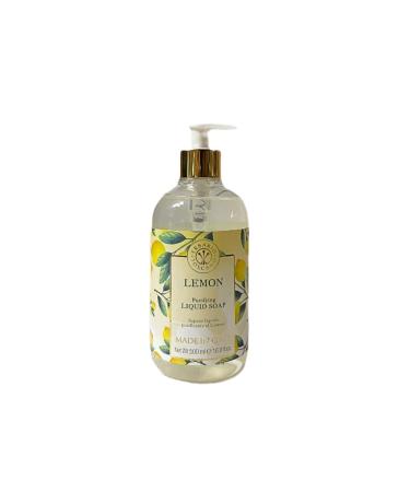 ERBARIO TOSCANO Moisturizing Liquid Soap 16.9 fl. oz Made in Italy (Lemon)