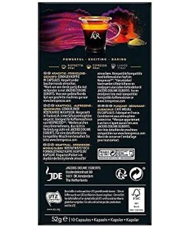 L'Or Espresso Coffee - 100 Capsules India Intensity 10 - Nespresso * compatible (pack of 10 x 10) - Buy Online on GoSupps.com