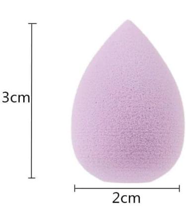 6Pcs Purple Mini Makeup Sponge Small Beauty Sponge Blender Set for Foundation Powder Concealer Highlight and Eye Shadow Fashion Processing - Buy Online on GoSupps.com