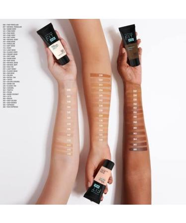 Maybelline Fit Me Matte & Poreless Makeup No. 242 Light Honey - 30ml for Flawless Skin | International Shipping Available - Buy Online on GoSupps.com