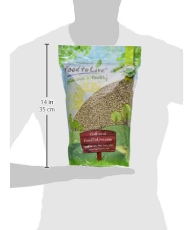 Organic Hulled Sunflower Seeds - 4 lbs | Raw, Non-GMO, Unsalted | Kosher, Vegan, Keto, Paleo | Sirtfood, Bulk | Low Sodium Nuts | Protein & Vitamins E, B6 - Buy Online on GoSupps.com