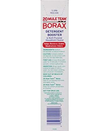 20 Mule Team Borax Detergent Booster & Multi-Purpose Cleaner - 65 oz | Eco-Friendly All-Natural Cleaning Solution for Laundry & Home - Buy Online on GoSupps.com