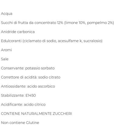San Benedetto 12x Lemon Zero Lemoade Drink Soda 75 cl Suage Free! - Buy Online on GoSupps.com