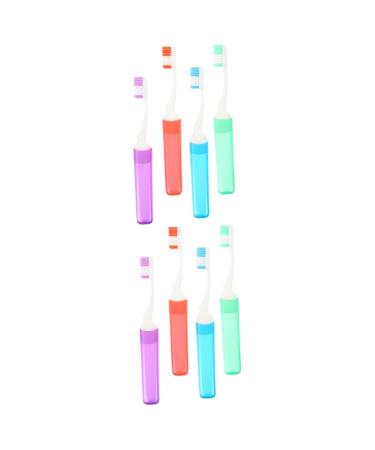 Minkissy 8 STK travel fine toothbrush soft manual toothbrush organic toothbrush cleaning of toothbrushes for the household maternity toothbrush 1--article goods pp child clean