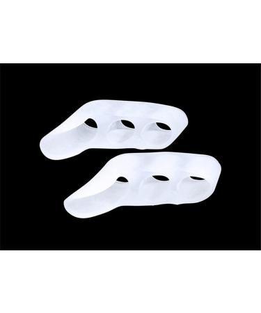 2 Pack Silicone Toe Separators - Bunion Protection & Hallux Valgus Correction for Comfortable Feet - Buy Online on GoSupps.com