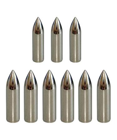 JJZS 12 Pack Glue on Field Points 100 Grain Glue on Target Aluminum Arrow Points Wood Arrow Tips Glue on 100 Grain Glue Arrow Tips - Buy Online on GoSupps.com