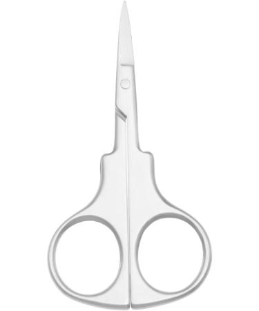 Professional Grooming Scissors - Stainless Steel 3.7 Inch for Facial Hair Ear Nose & Eyebrow Trimming | Personal Care Tools - Buy Online on GoSupps.com