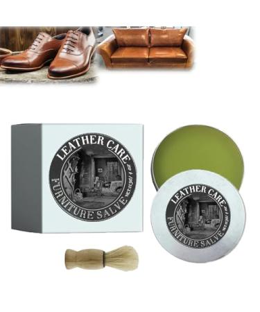 Bourbon Vanilla Furniture Salve Furniture Salve and Brush Furniture Salve and Brush Salve for Furniture Suitable for Furniture Restoration and Protection (Large)