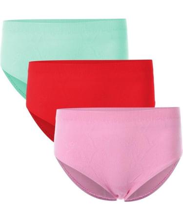 Pack of 3 Vega XL Women's 100% Pure Cotton Seamless Briefs Multicolor