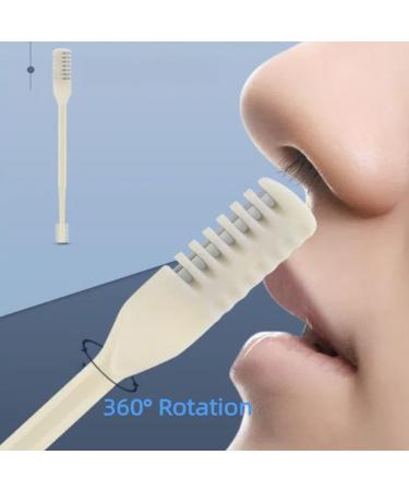 2 in 1 Nose Hair Clipper 2024 New Double Sided Nose Hair Knife Nostril Hair Removal Tool Portable Manual 360 Rotary Nose Hair Trimmer with Ear Picker for Women Men 8Dark Green6pc - Buy Online on GoSupps.com