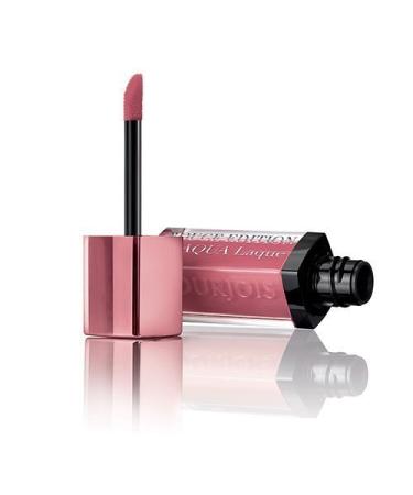 2 x Bourjois Paris Rouge Edition Aqua Laque Lipsticks - 02 Rose on the rocks