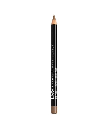 NYX PROFESSIONAL MAKEUP Slim Eye Pencil  Eyeliner Pencil - Taupe Taupe 1 Count (Pack of 1)