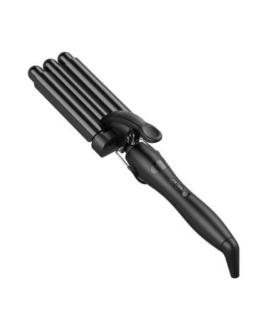 Three Barrel - Hair Curling Iron Tourmaline Ceramic 3 Barrel Hair Styling Iron for Women (23mm)