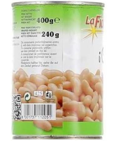 La Fiammante Cooked Italian Cannellini Beans 400g - Buy Online on GoSupps.com