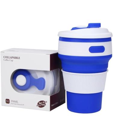 MOILO folding cups outdoor sports telescopic cups silicone folding cups outdoor coffee cups drinks cups (Liaci 12oz) Liaci 12oz - Buy Online on GoSupps.com