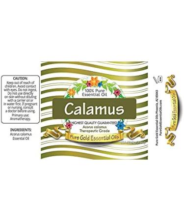 Calamus Essential Oil - 0.33 fl oz | Pure Gold Essential Oils - Buy Online on GoSupps.com