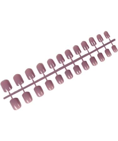lmoikesz 24 Pieces Solid Coffin False Nails DIY Exquisite French Unique Graceful Colour-fast Personality Acrylic Nail for Manicure Salons 37 - Buy Online on GoSupps.com