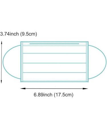 Amyglin 50-Piece Colorful One-Way Mouth-Nose Protection | Breathable Multifunctional Scarf Neckerchief Bandana for Adults - Men & Women - Buy Online on GoSupps.com