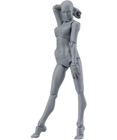Body Kun Doll BYIA Artists Manikin Blockhead Jointed Mannequin Drawing Figures Male+Female Set - Gray Colored Version - Buy Online on GoSupps.com