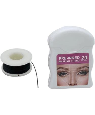 Eyebrow Mapping String Pre-Inked Microblading Mapping String Microblading Brows String Supplies Eyebrow Tool Black - Buy Online on GoSupps.com