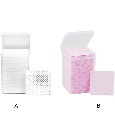 AUklOPVZZ 4set Nail Polish Remover Pads Simple Cleaning Non-woven Quick And Efficient Cotton Absorbent Soft Nail Cleaning Wipes pink - Buy Online on GoSupps.com