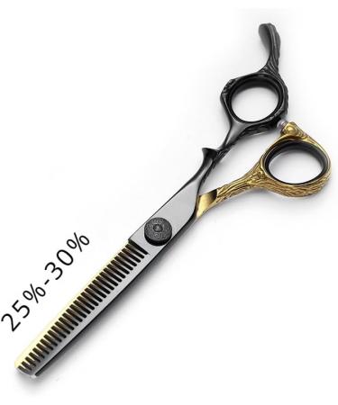 Hair Cutting Scissors 6 Inch 440C Imported Hairdressing Scissors Barber Shop Special Tool Flat Cut 25%-30% Hair Volume Barber Set - Buy Online on GoSupps.com