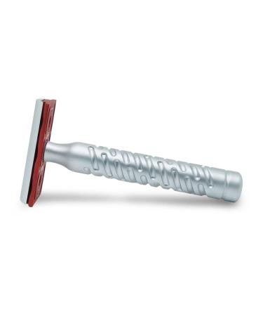 Shop The Goodfellas' Smile Styletto Sting Red Safety Razor - Silver/Black | Premium Shaving for All Skin Types - International Shipping Available - Buy Online on GoSupps.com