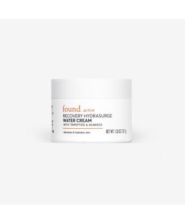 Found Active Recovery HydraSurge Water Cream for Face Lightweight Pore-Refining Refreshes & Hydrates Skin 1.33 oz.