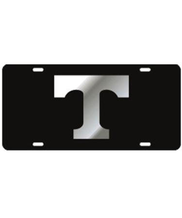Craftique Tennessee Volunteers Black Laser Cut License Plate - Mirror T