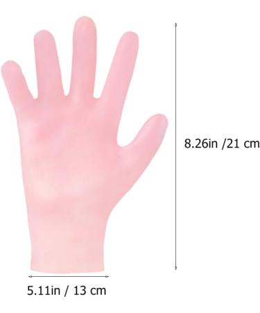 Healeved 1 Pair Whitening Moisturizing Gloves Dry Skin Gloves White Gloves Men Heel Moisturizing Gloves Cotton Gloves Mini Bottle Portable Lotion Dry Rough Skin Glove Sebs Soft Pink - Buy Online on GoSupps.com