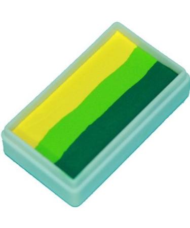 TAG Face Paint 1-Stroke Split Cake - Leaf Yellow (30g) by TAG Body Art Leaf Yellow