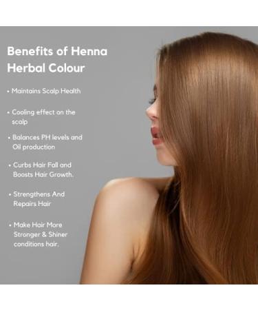 AATMANA Herbal Dark Brown Henna Hair Color with 9 Herbs | Natural Hair Color 100g - Buy Online on GoSupps.com