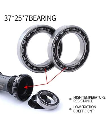 COONIUM Sealed Steel Cartridge Bearings for BSA Threaded & PressFit Bottom Brackets - Pack of 2 | 25x37mm - Buy Online on GoSupps.com