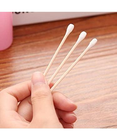 Greatangle-UK 100pcs Antibacterial Cotton Swabs - Double Head Wooden Handle Makeup Sticks for Health & Hygiene - Buy Online on GoSupps.com