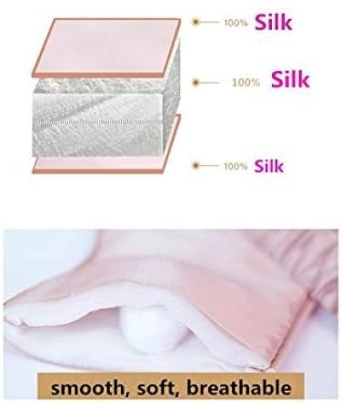 Dorcas Silk 100% Mulberry Silk Sleep Mask - Gray | Elastic Headband Eye Cover for Sleeping, Travel, Nap - Thanksgiving or Christmas Gift - Buy Online on GoSupps.com