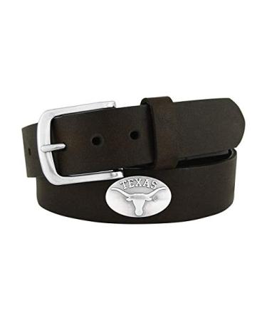Zeppelin Products Inc. NCAA Texas Longhorns Leather Concho Belt Brown 32