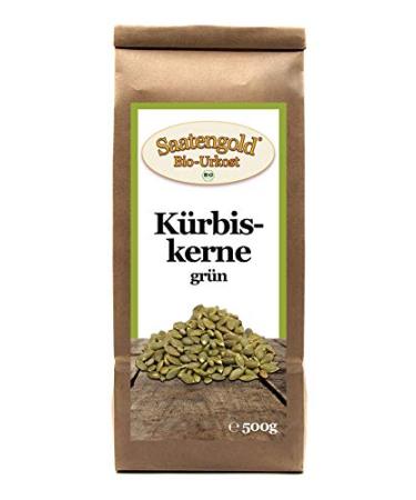 Seed gold | Natural products / Natural / Pure | Vegan & gluten-free (organic green pumpkin seeds 500g)