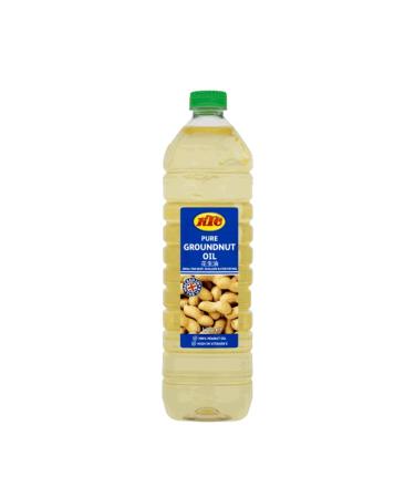 KTC Groundnut Oil | 1L | Cooking Oil | Groundnut Seed Oil | Deep or Shallow Frying Oil | For Nutritious Diet |Vegan | Gluten-Free | Indian Origin (Pack of 1) Groundnut Oil 1L - Pack 1