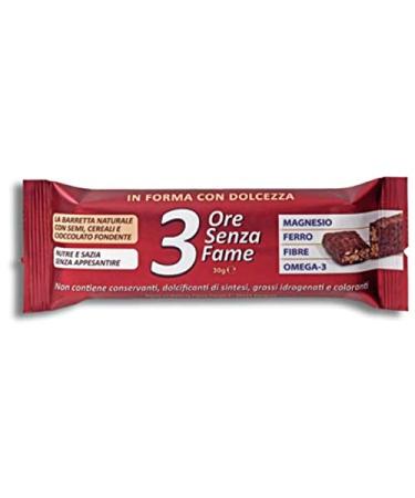 Rilevo Rilevo - 3 Hours Without Fame - 9 Individual Boxes of Artisanal Spice Bars with Seeds and Cereals Covered in Dark Chocolate (9 x 30g)