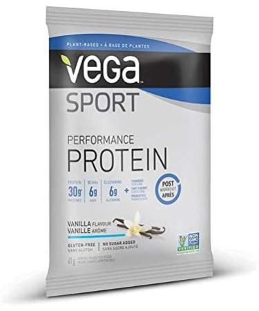 Vega Sport Protein Vegan Protein Powder Vanilla (12 Sachets) BCAAs Amino Acid Keto Friendly Tart Cherry Gluten Free Non GMO Pea Protein for Women and Men 12x41g (Packaging May Vary) Vanilla 12 Servings (Pack of 1) - Buy Online on GoSupps.com