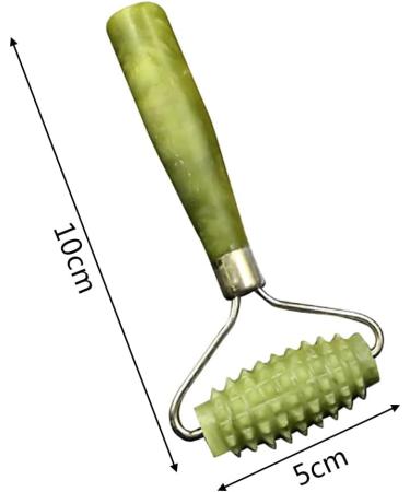 Face Roller | Multifuncational Jade Roller for Neck - Smooth Sturdy and No Squeaky Face Massager Tool for Reducuing Morning Puffiness and Getting The Skin Refreshed Fovolat - Buy Online on GoSupps.com