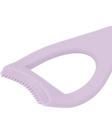 Reusable Silicone Winged Eyeliner Stencil for Makeup with Tooth Shaped Baffle and Detachable Fishtail Brush Soft and Flexible Multifunctional (Purple) - Buy Online on GoSupps.com