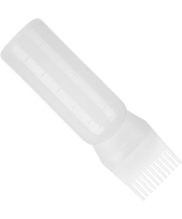 Watris Veiyi Hair Oil Applicator 160 ml Applicator Bottle Hair Shampoo Hair Oil Applicator Bottle Root Comb Applicator Bottle Hair Dye Brush Bottle Comb (White) - Buy Online on GoSupps.com
