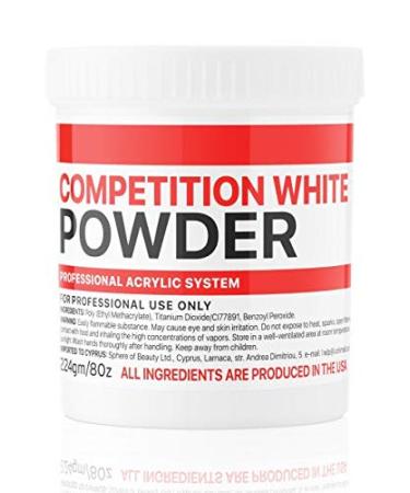 KODI Professional Basic Acrylic Powder Competition White - 224 grams