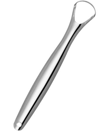 Stainless Steel Tongue Scraper - Reusable Oral Care Tool for Fresh Breath | Hygiene Cleaner for Adults & Children - Buy Online on GoSupps.com