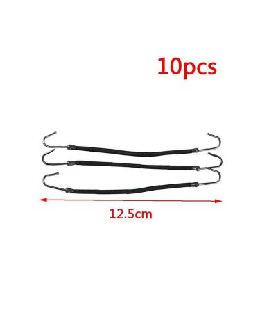 10 Pcs Horse Chant Rubber Elastic Hook Hair Bands - Premium Hair Jewelry & Styling Tools for Women - Buy Online on GoSupps.com