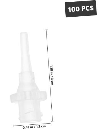 Healeved 100pcs Disposable Ear Cleaning Nozzles Replacement Tips for Ear Washer Earwax Removal Tools - Buy Online on GoSupps.com