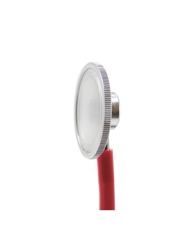 Dixie EMS Lightweight Single Head Stethoscope - Latex-Free for Doctors, Nurses, Students - Red - Buy Online on GoSupps.com