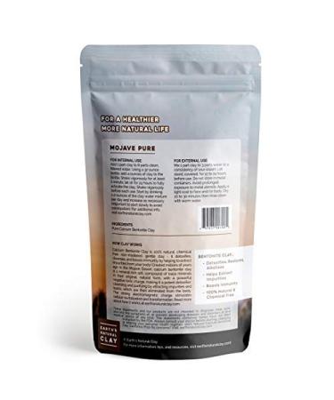Earth's Natural Clay Calcium Bentonite Clay Powder 13oz - Pharmaceutical Grade Montmorillonite for Internal & External Use - Buy Online on GoSupps.com